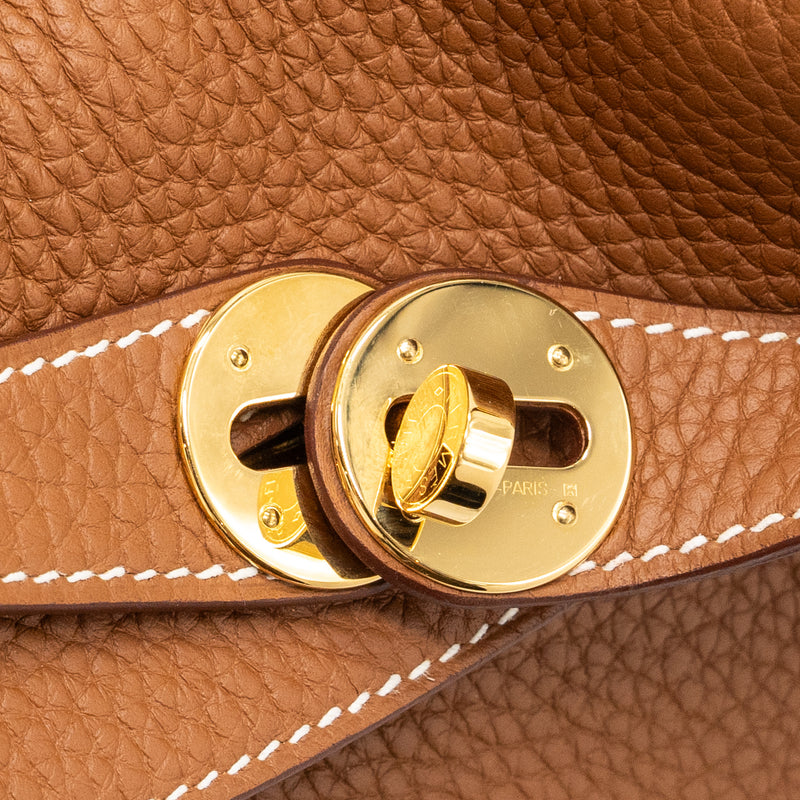Hermes lindy 26 clemence gold with GHW stamp Z