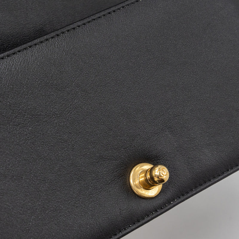 Chanel small boy bag Calfskin black GHW