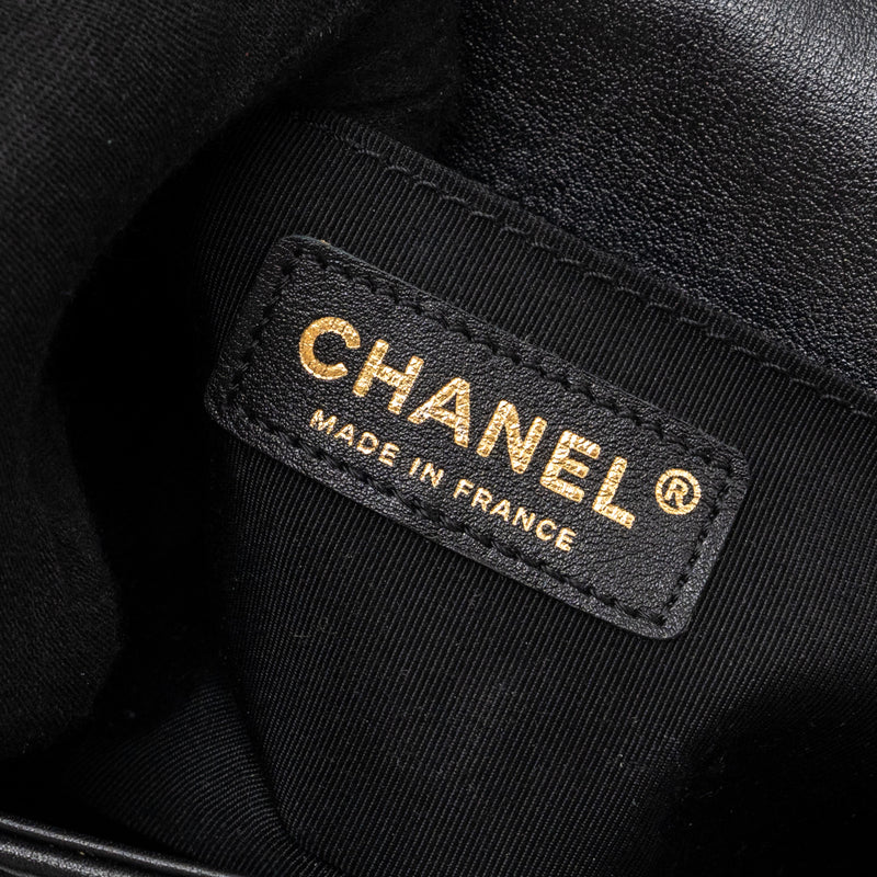 Chanel small boy bag Calfskin black GHW