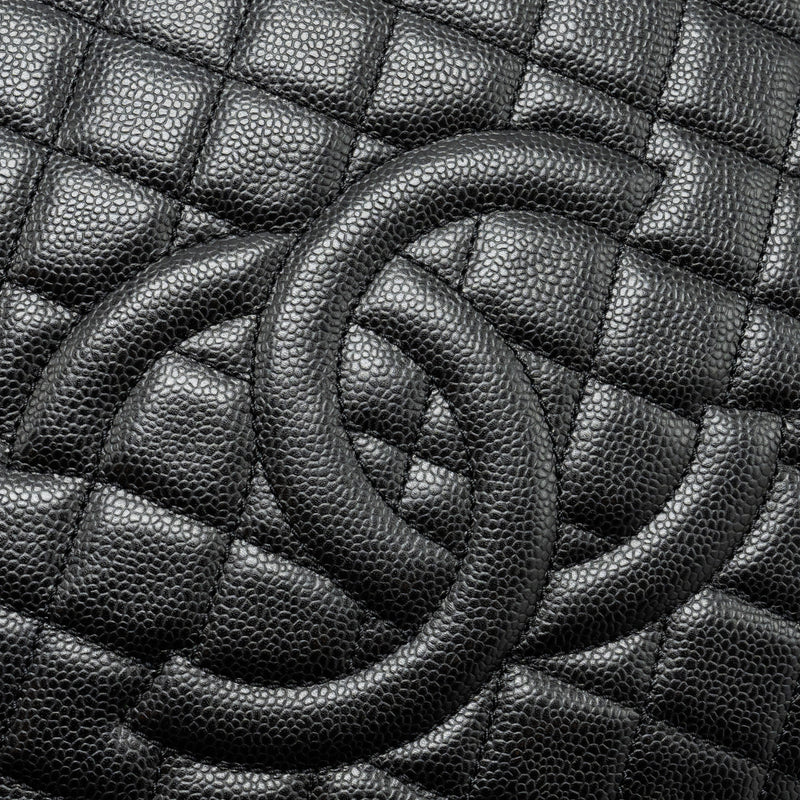 Chanel Grand Shopping Tote bag caviar black SHW