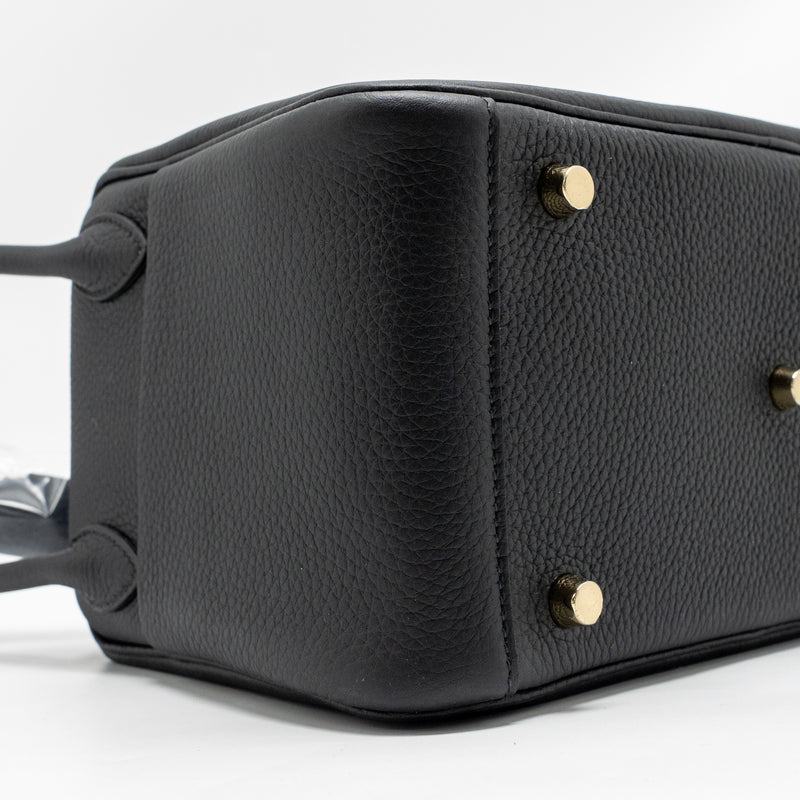 Hermes Lindy 26 Clemence black GHW stamp K