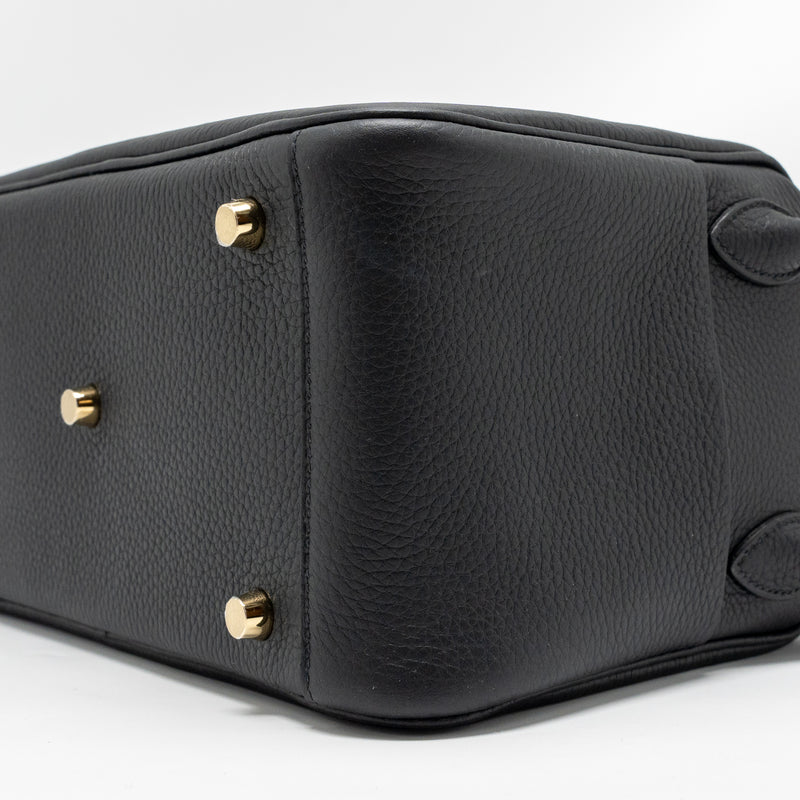 Hermes Lindy 26 Clemence black GHW stamp K