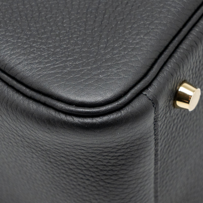 Hermes Lindy 26 Clemence black GHW stamp K