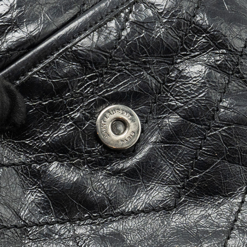 Saint Laurent/YSL Medium Niki Bag Shiny Calfskin Black SHW