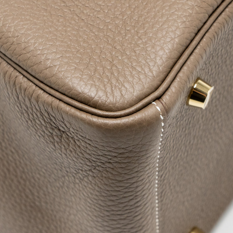 Hermes Lindy 30 Clemence Etoupe GHW stamp U