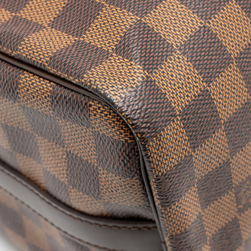 Louis Vuitton Speedy Bandouliere 25 Damier Ebene Canvas GHW