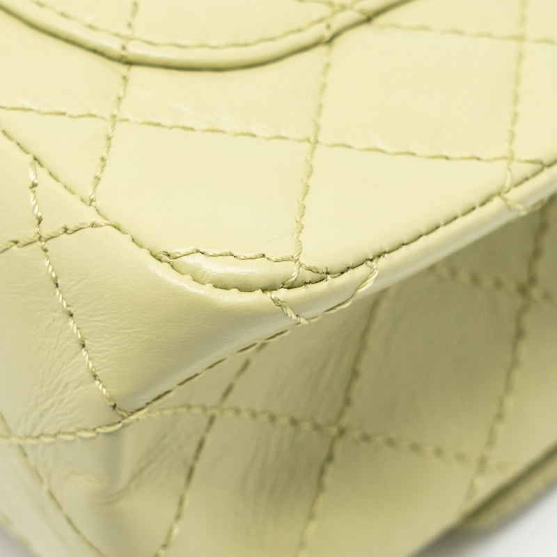 Chanel Mini 2.55 Reissue Aged Calfskin Green GHW