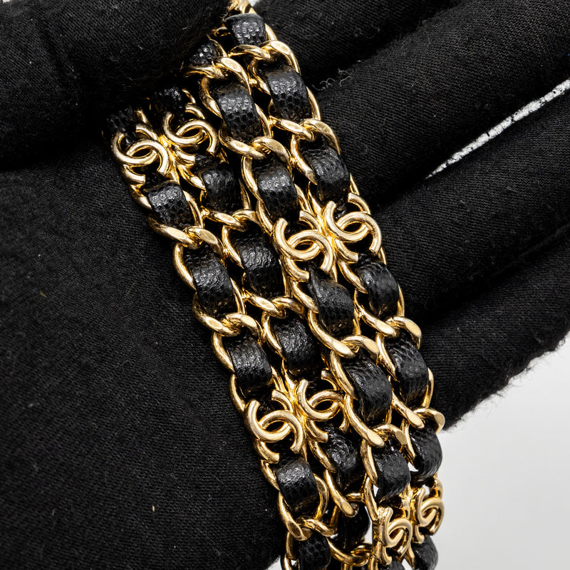 Chanel 22K coco first flap bag caviar black GHW (microchip)