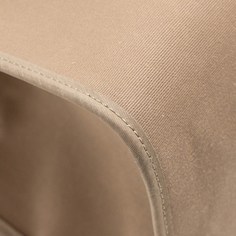 Hermes Herbag Zip 39 Canvas/Hunter Leather Etoupe/Ebene SHW Stamp X
