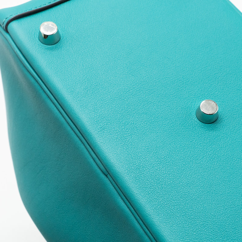 Hermes Lindy 26 Swift Blue Paon SHW Stamp X