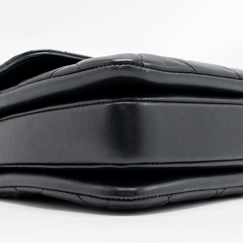 Chanel Top Handle Trendy CC Flap Bag Lambskin Black LGHW