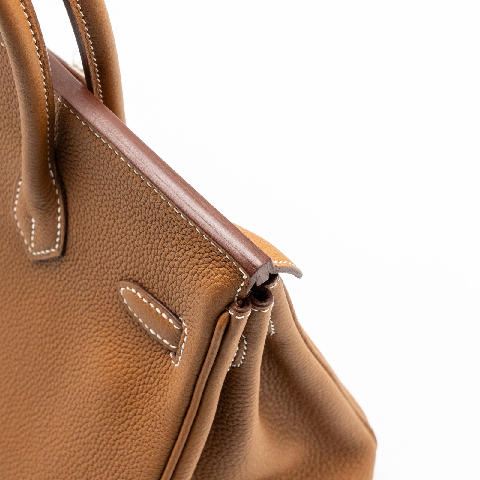 Hermes Birkin 25 Togo Gold SHW Stamp Z
