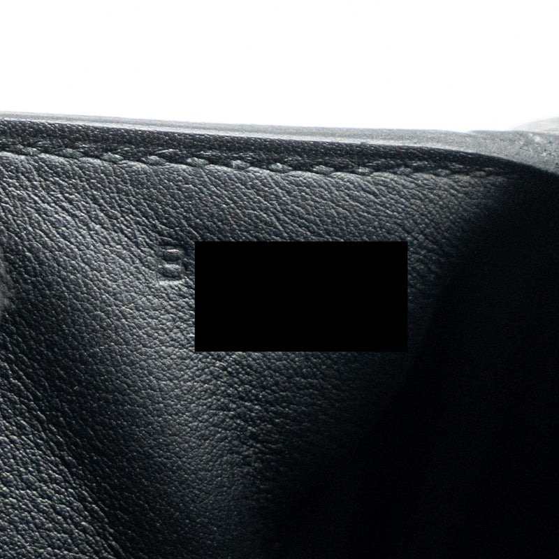 Hermes Mini Lindy Clemence Black GHW Stamp B