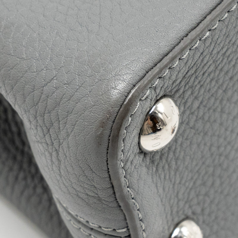 Louis Vuitton Capucine BB Python/Taurillon Leather Grey SHW