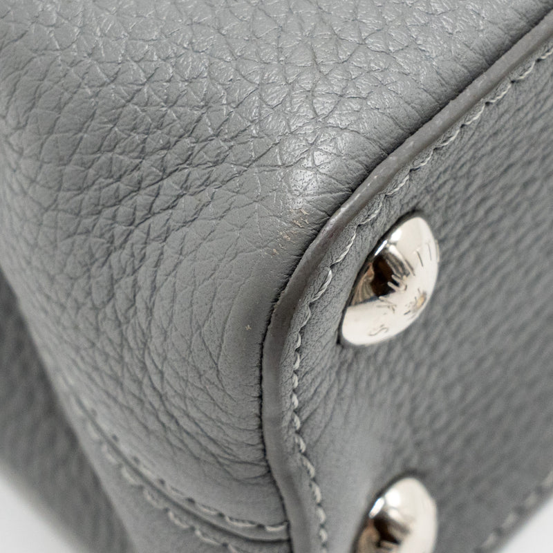 Louis Vuitton Capucine BB Python/Taurillon Leather Grey SHW