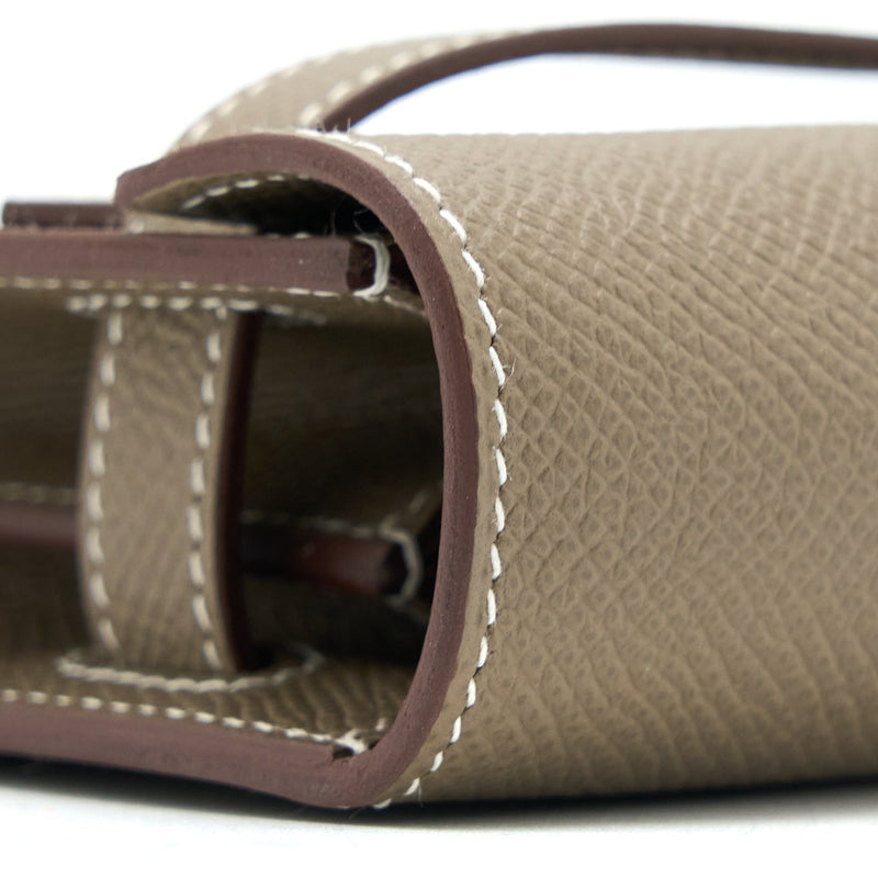 Hermes Classic Kelly to Go Epsom Etoupe GHW Stamp B