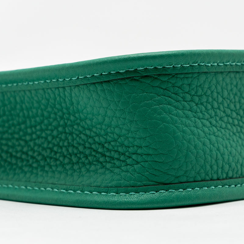 Hermes Mini Evelyne Clemence Vert Vertigo GHW Stamp W