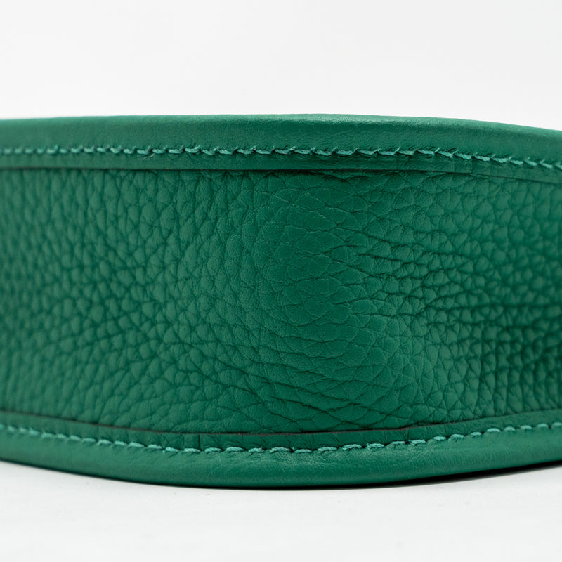 Hermes Mini Evelyne Clemence Vert Vertigo GHW Stamp W
