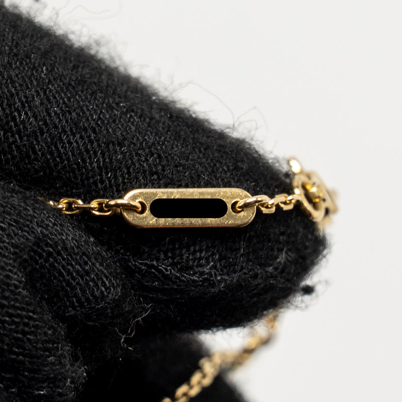 Van Cleef and arpels sweet Alhambra bracelet white mother of pearl / yellow gold