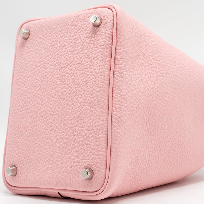 Hermes Picotin 18 Lock Bag Clemence 3Q Rose Sakura SHW Stamp B
