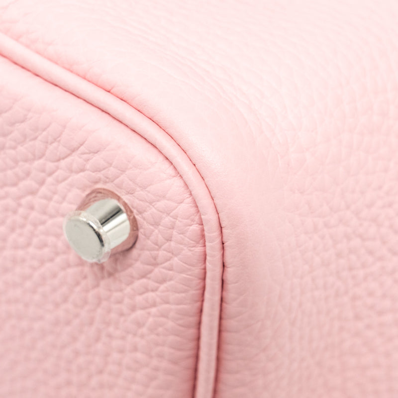 Hermes Picotin 18 Lock Bag Clemence 3Q Rose Sakura SHW Stamp B