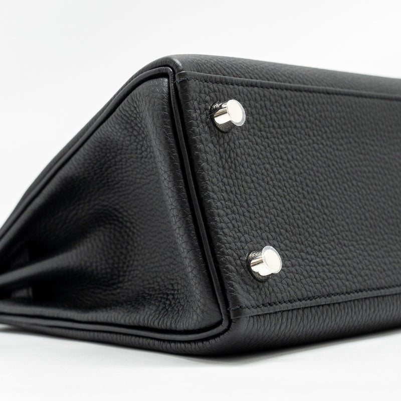 Hermes Kelly 25 togo black SHW stamp B