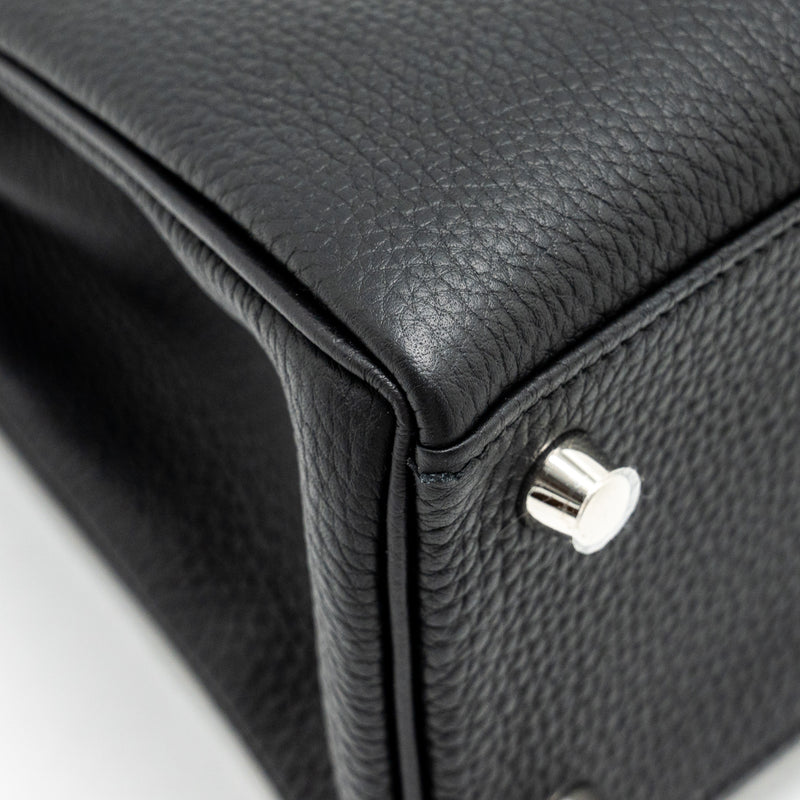 Hermes Kelly 25 togo black SHW stamp B