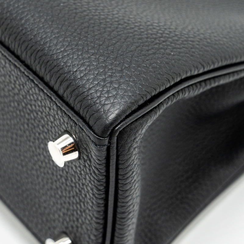 Hermes Kelly 25 togo black SHW stamp B