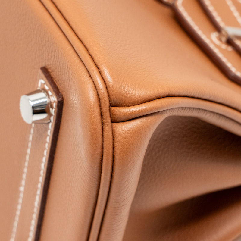Hermes Birkin Shoulder 29 Evercolor Gold SHW Stamp W