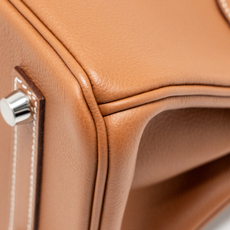 Hermes Birkin Shoulder 29 Evercolor Gold SHW Stamp W