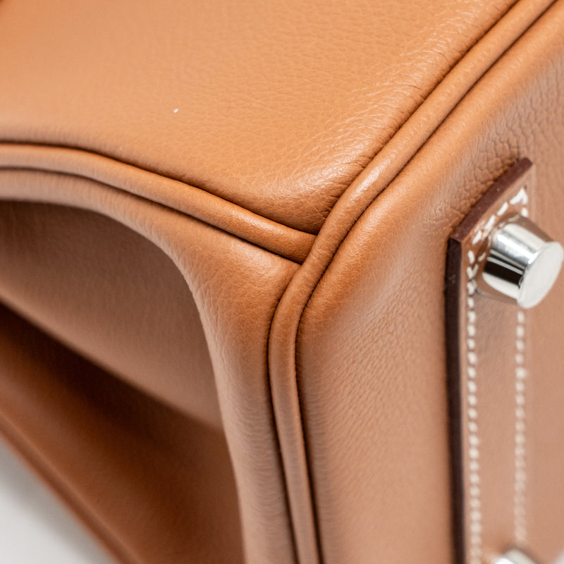 Hermes Birkin Shoulder 29 Evercolor Gold SHW Stamp W