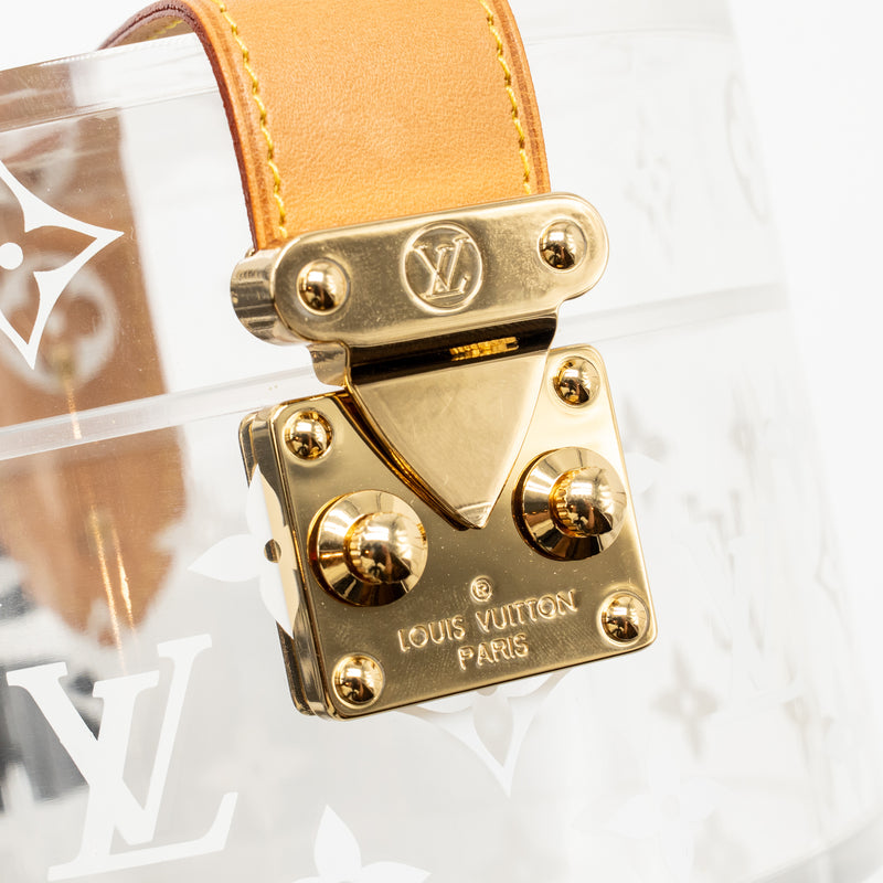 Louis Vuitton Scott Box Monogram Plexiglass / Leather Clear / White GH