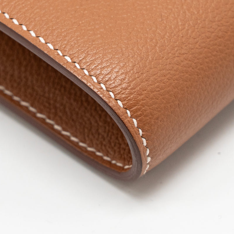 Hermes Constance to Go Evercolor Gold GHW Stamp W