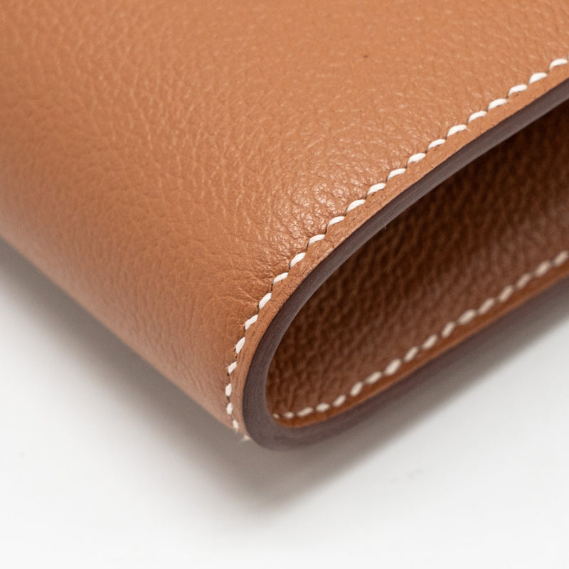 Hermes Constance to Go Evercolor Gold GHW Stamp W
