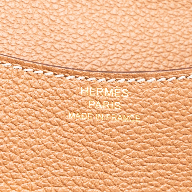 Hermes Constance evercolor gold GHW stamp B
