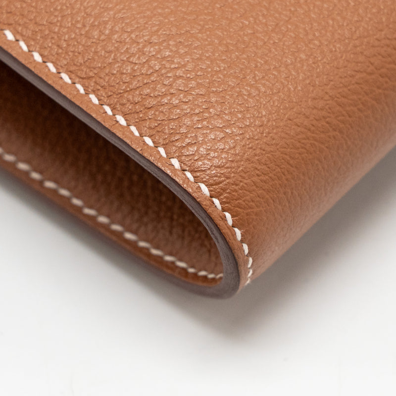 Hermes Constance to Go Evercolor Gold GHW Stamp W
