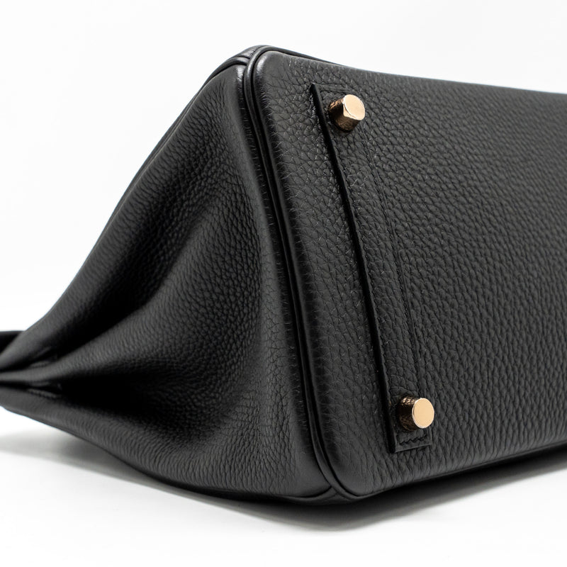Hermes Birkin 30 Togo Black RGHW Stamp C