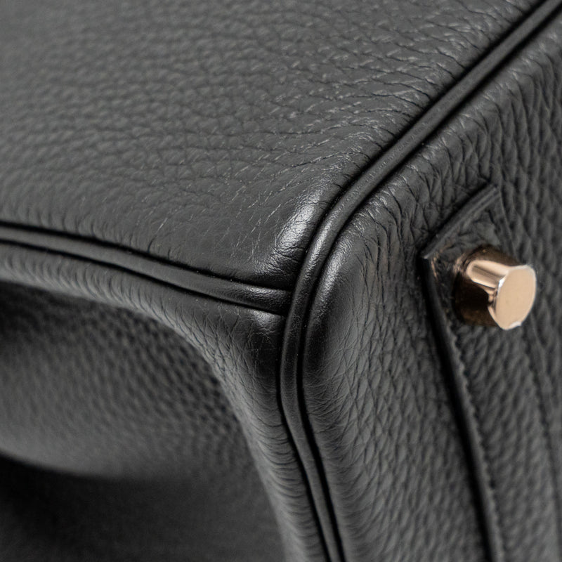 Hermes Birkin 30 Togo Black RGHW Stamp C