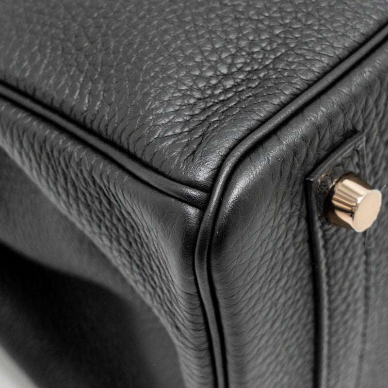 Hermes Birkin 30 Togo Black RGHW Stamp C