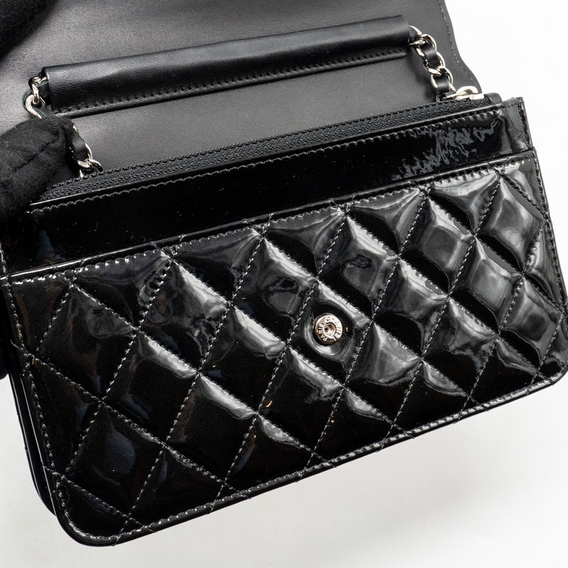 Chanel Wallet on Chain Patent Leather Black SHW