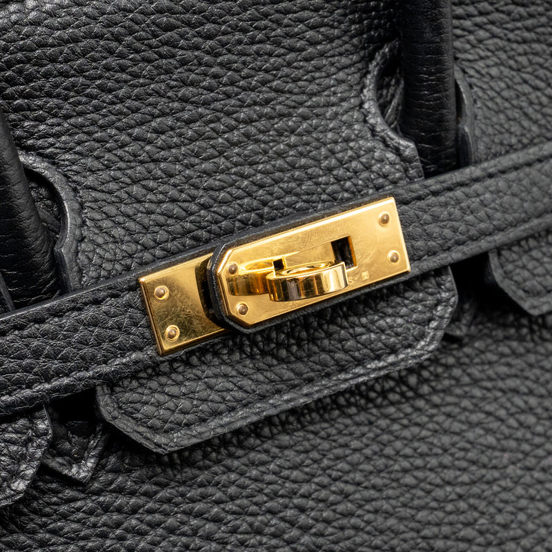 Hermes birkin 25 togo black GHW stamp Z