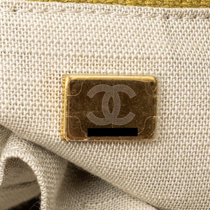 Chanel hot sale linen bag