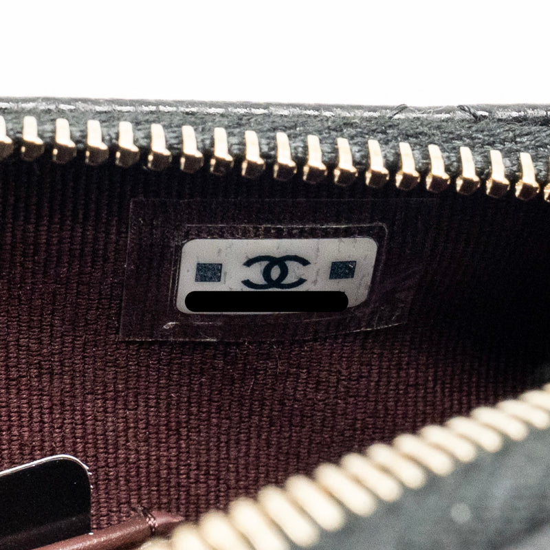 Chanel 25A Clutch with Chain Bag Caviar Black LGHW
