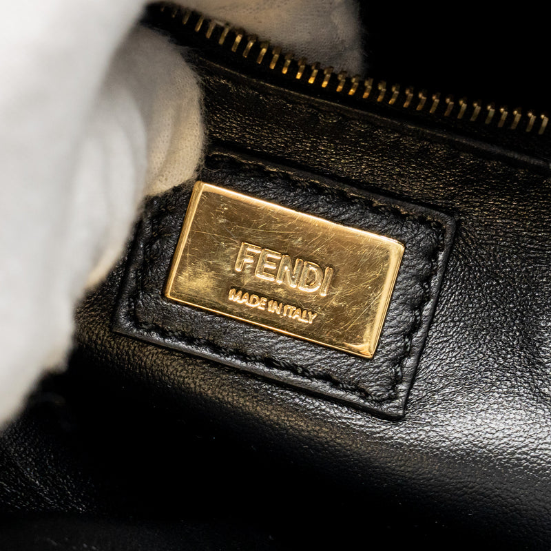 Fendi Mini Peekaboo Lambskin BLACK GHW