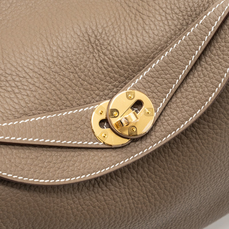 Hermes Lindy 26 Clemence Etoupe GHW Stamp B