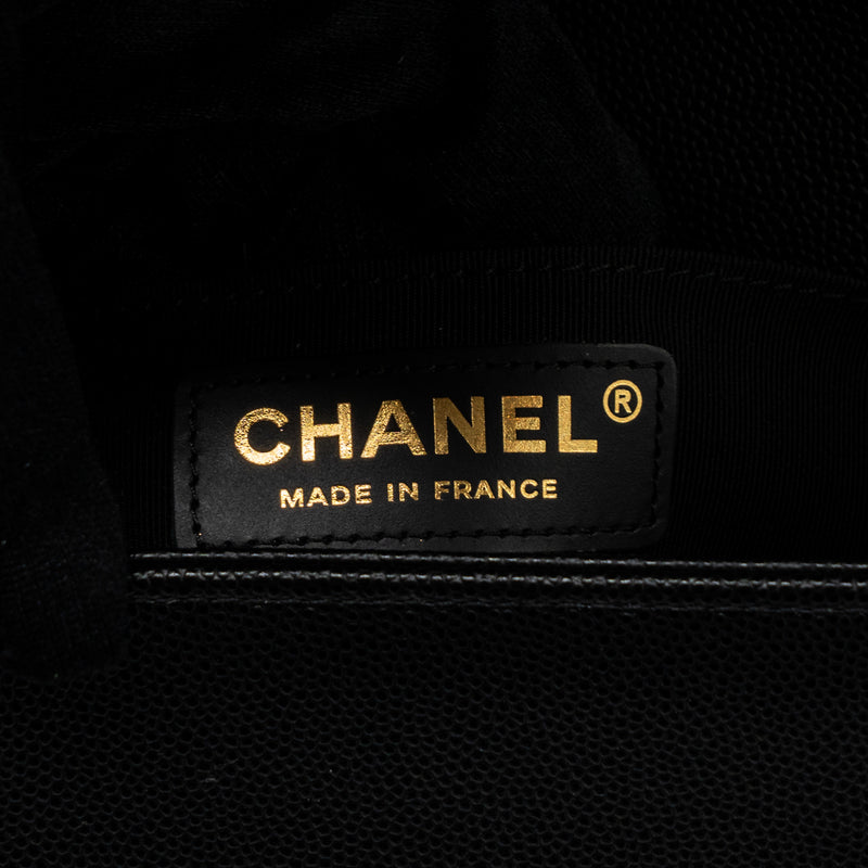 Chanel Small Boy Bag Caviar Black GHW