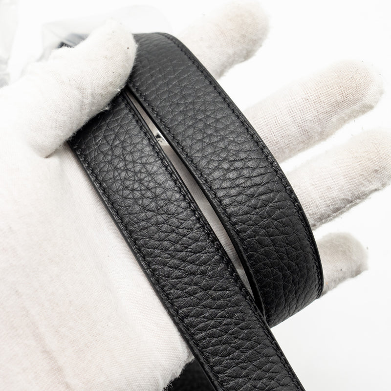 Hermes Mini Lindy II Clemence Black SHW Stamp K