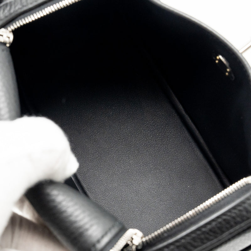 Hermes Mini Lindy II Clemence Black SHW Stamp K