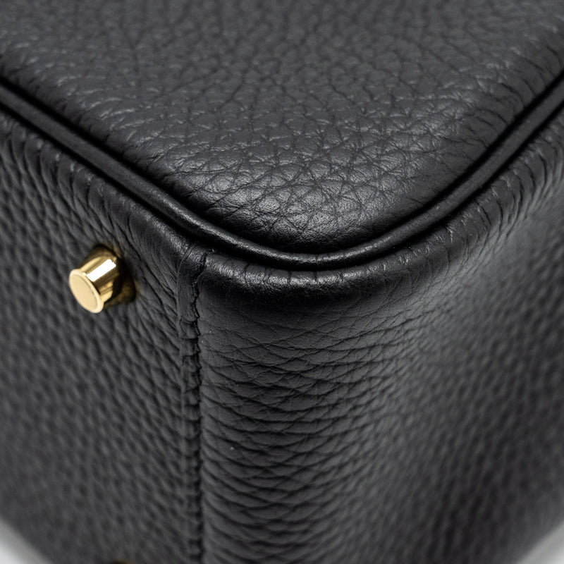 Hermes Mini Lindy clemence black GHW Stamp B