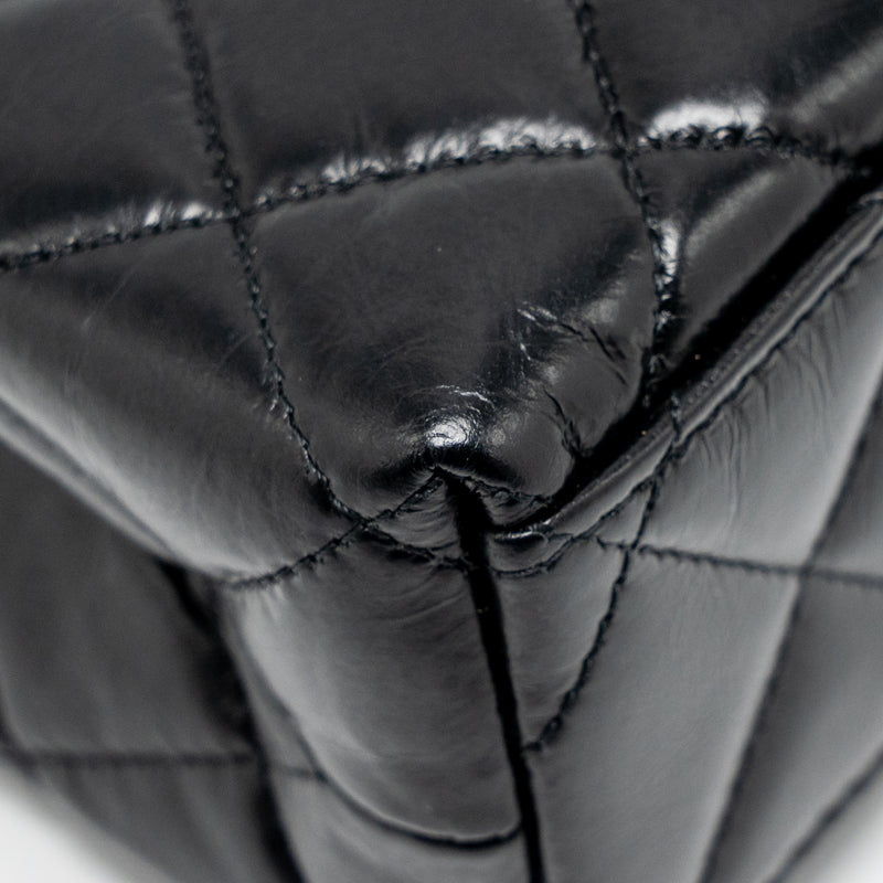 Chanel Mini Kelly Shopping Tote bag calfskin black GHW (microchip)